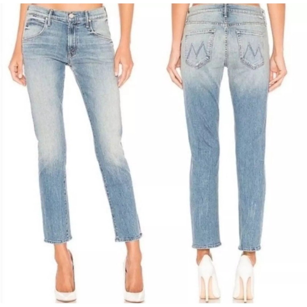 Mother Jeans Women 26 Actual 30x27 The Ditcher Ankle Truth Or Dare Stretch Light